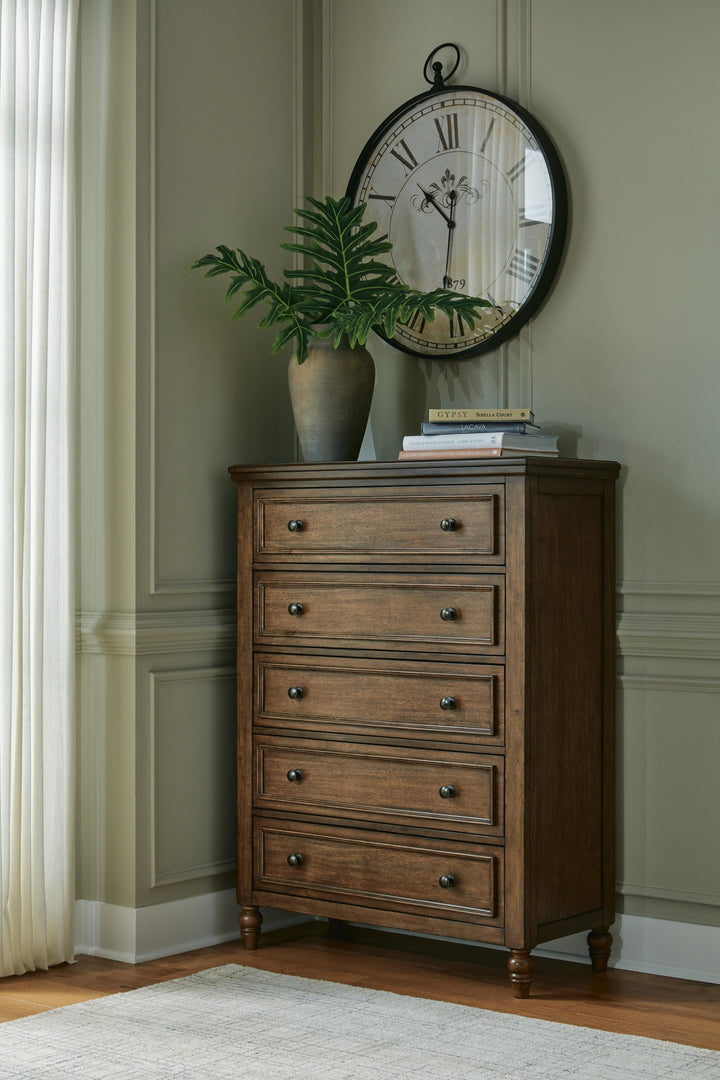 Sturlayne Chest of Drawers - Dark Brown (2)
