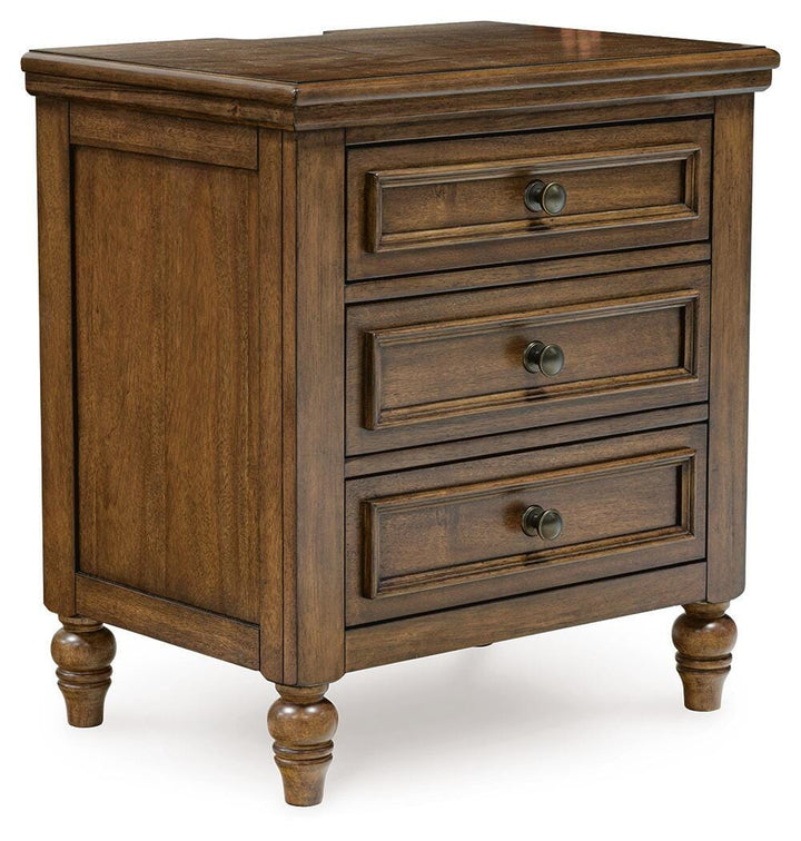Sturlayne Nightstand - Dark Brown (1)