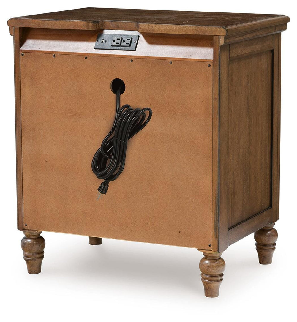 Sturlayne Nightstand - Dark Brown (6)