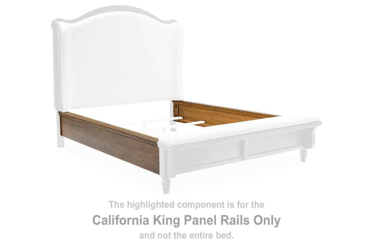 Sturlayne California King Panel Rails - Dark Brown (1)
