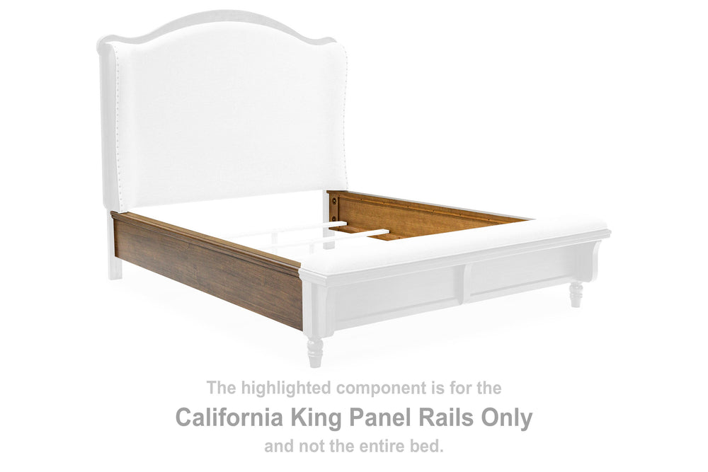 Sturlayne California King Panel Rails - Dark Brown (1)