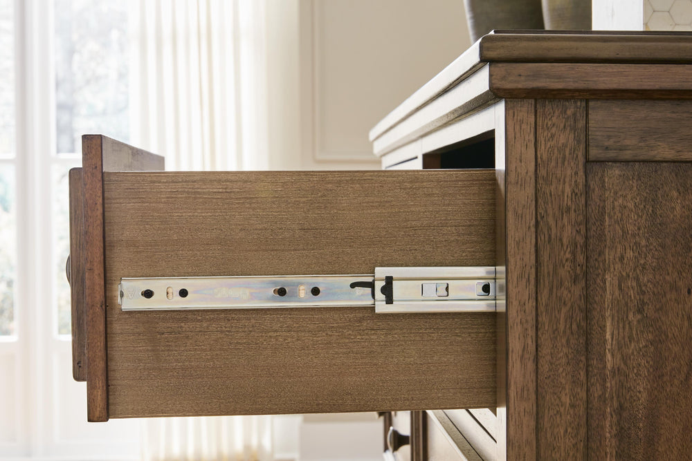 Sturlayne Dresser and Mirror - Dark Brown (6)