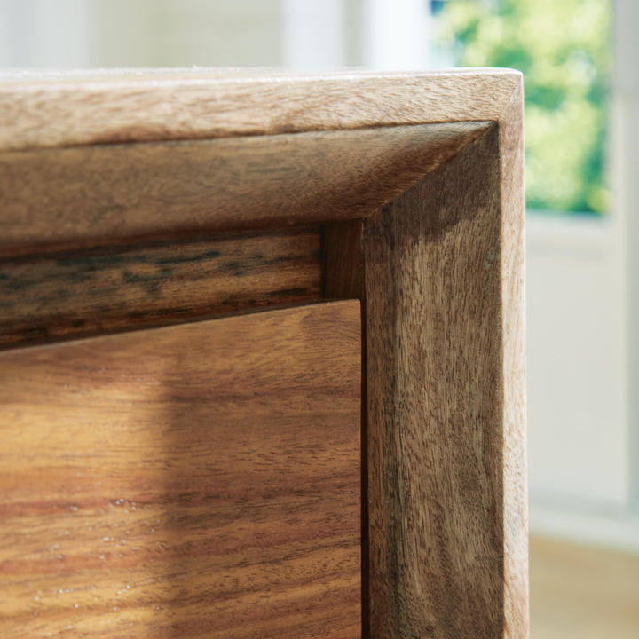 Dressonni Chest of Drawers - Light Brown (7)