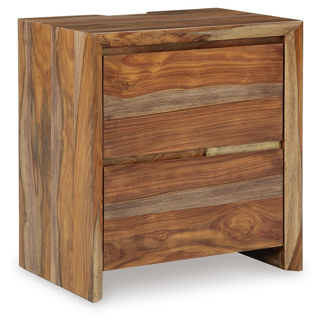 Dressonni Nightstand - Light Brown (1)
