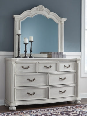 Montelaine Dresser and Mirror - White