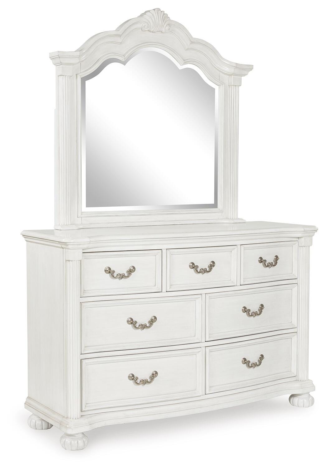 Montelaine Dresser and Mirror - White (1)
