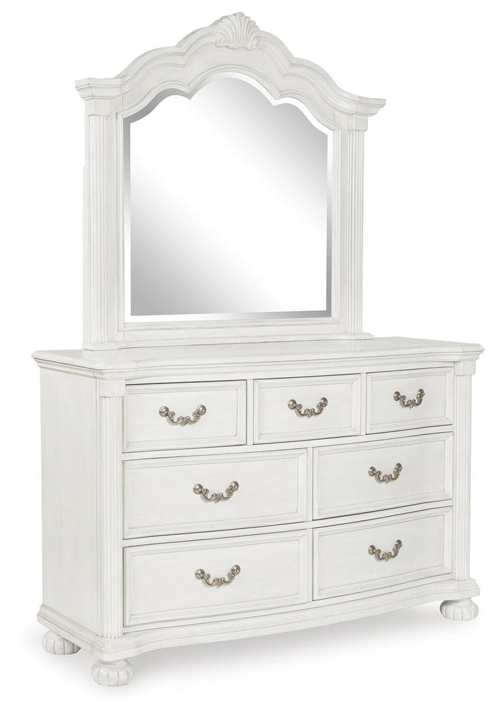 Montelaine Dresser and Mirror - White (1)