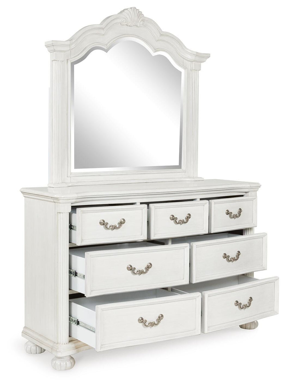 Montelaine Dresser and Mirror - White (3)