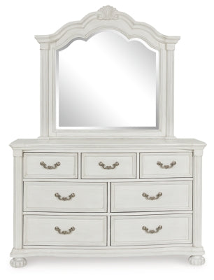 Montelaine Dresser and Mirror - White