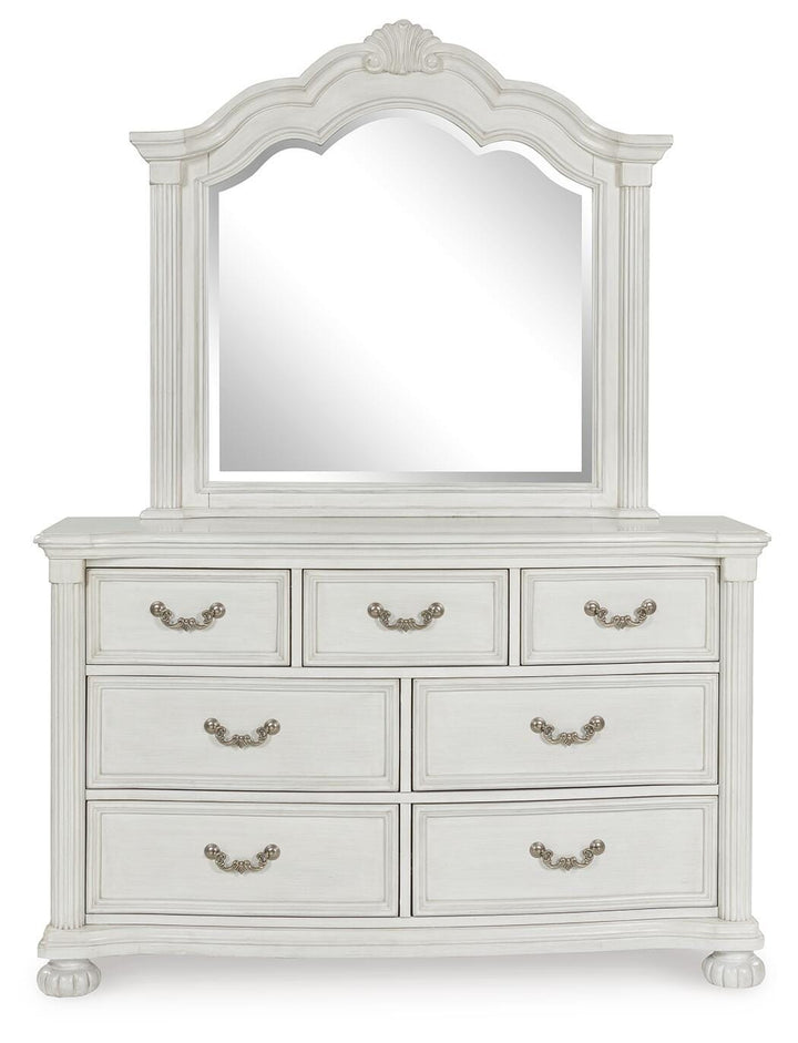 Montelaine Dresser and Mirror - White (4)