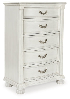 Montelaine Chest of Drawers - White - White