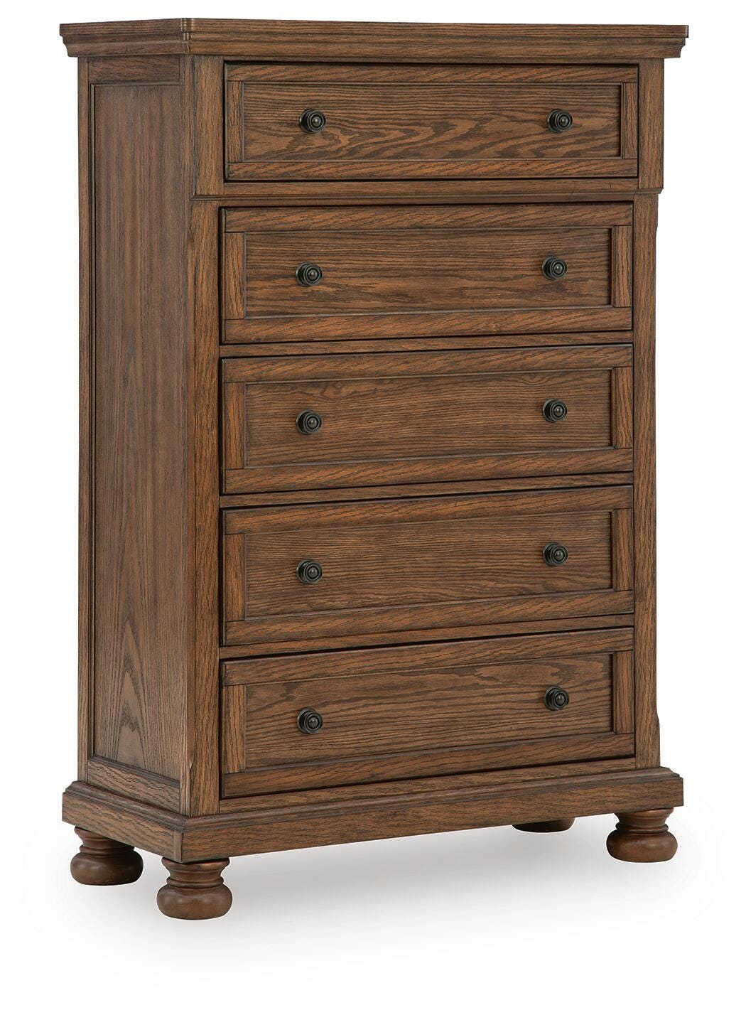Zackaryn Chest of Drawers - Warm Brown