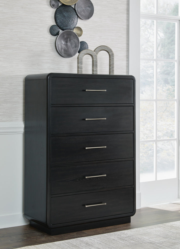 Rowanbeck Chest of Drawers - Black (2)