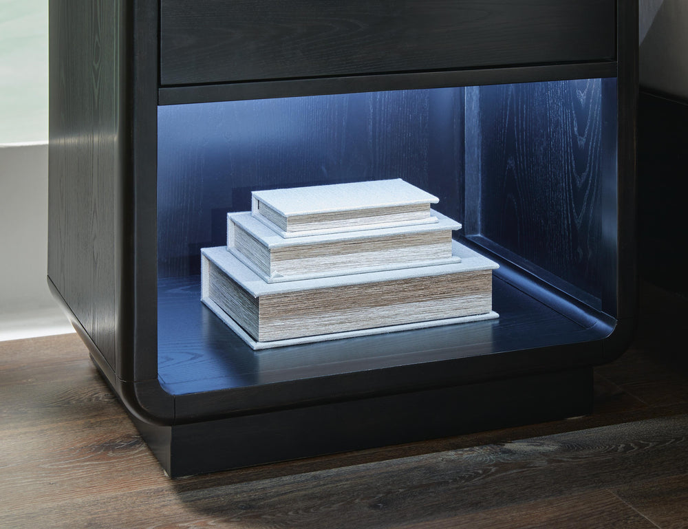 Rowanbeck Nightstand - Black (8)