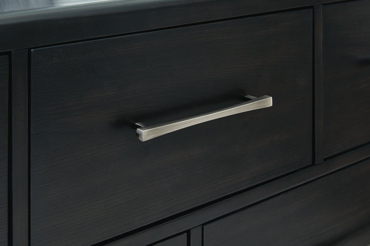 Rowanbeck Chest of Drawers - Black (6)