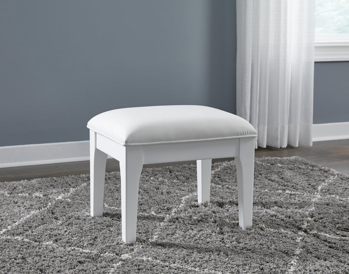 Chalanna Vanity, Mirror and Stool (9)