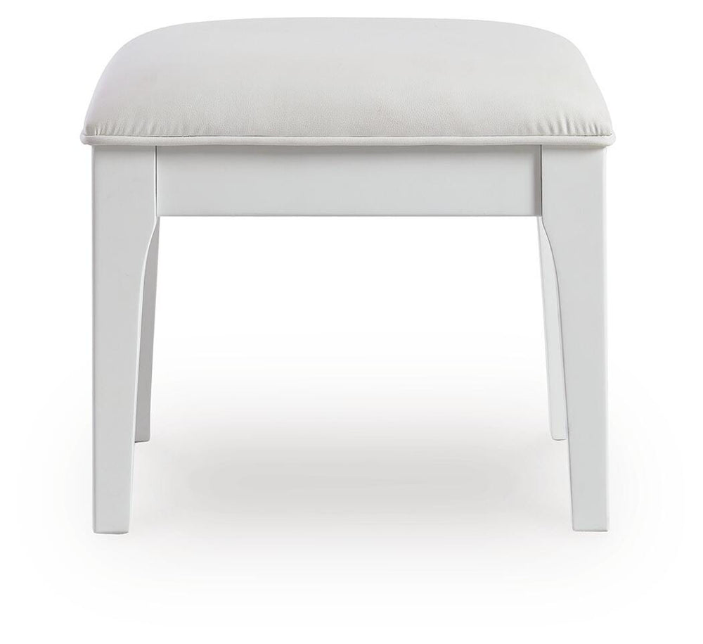 Chalanna Vanity Stool - White (4)
