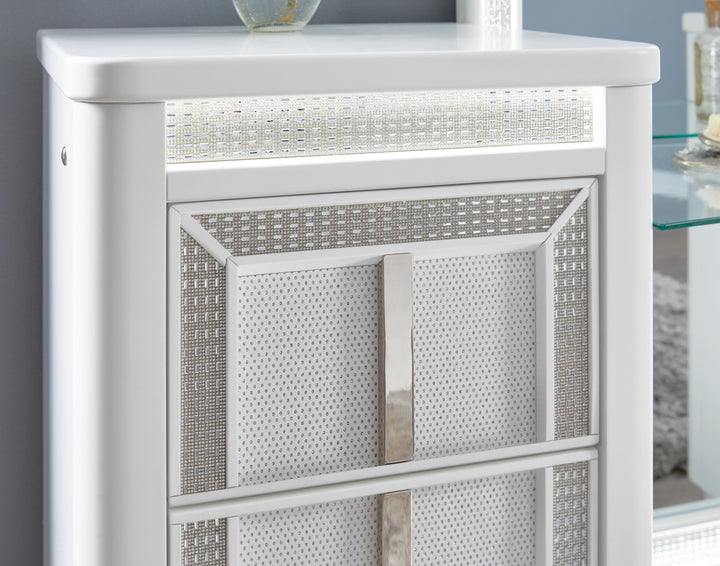 Chalanna Vanity with Mirror - White (8)