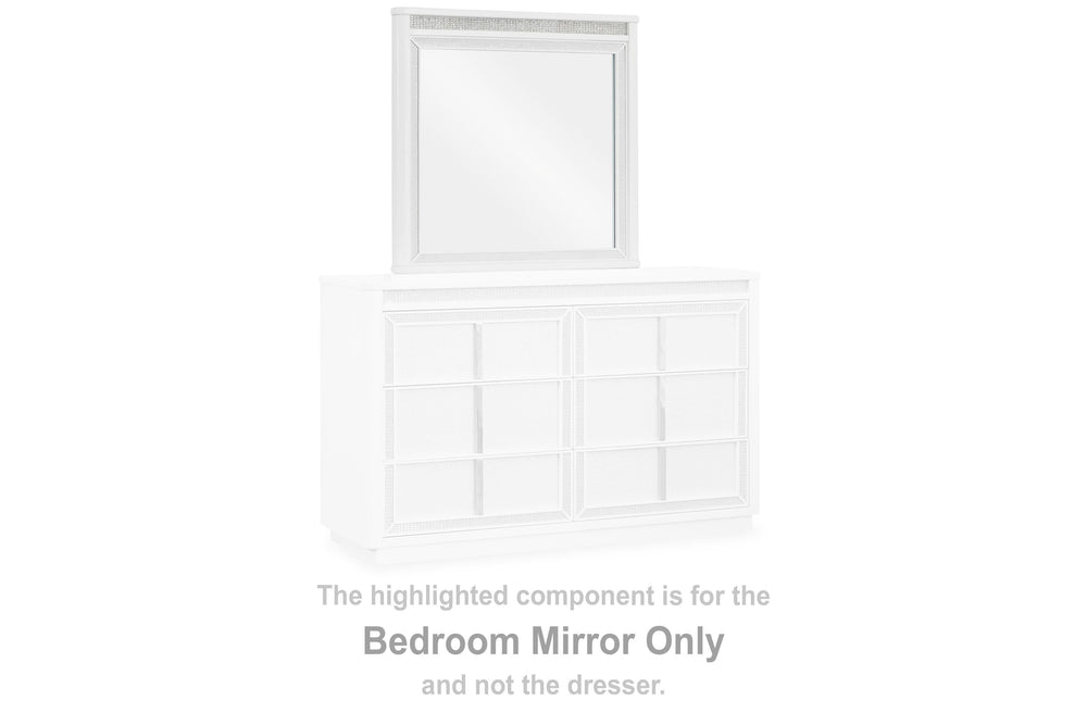 Chalanna Bedroom Mirror - White (2)