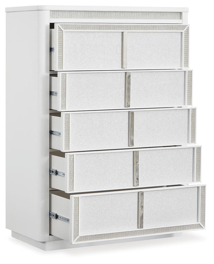 Chalanna Chest of Drawers - White (3)