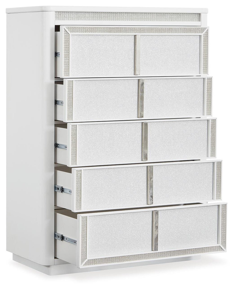 Chalanna Chest of Drawers - White (3)