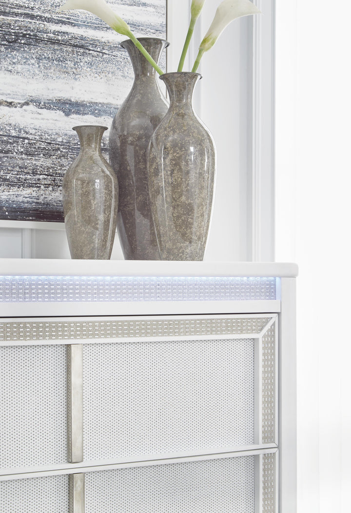 Chalanna Chest of Drawers - White (6)