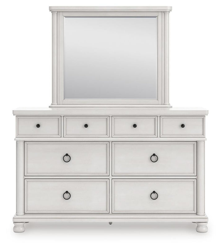 Rowlenstown Dresser and Mirror - White (3)