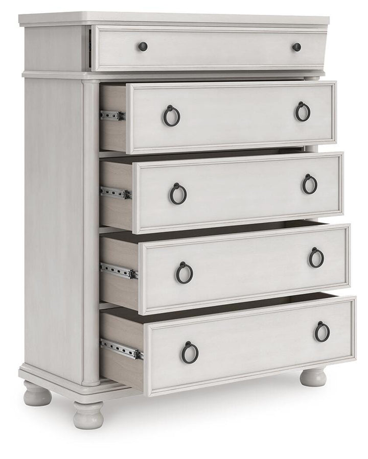 Rowlenstown Chest of Drawers - White (2)