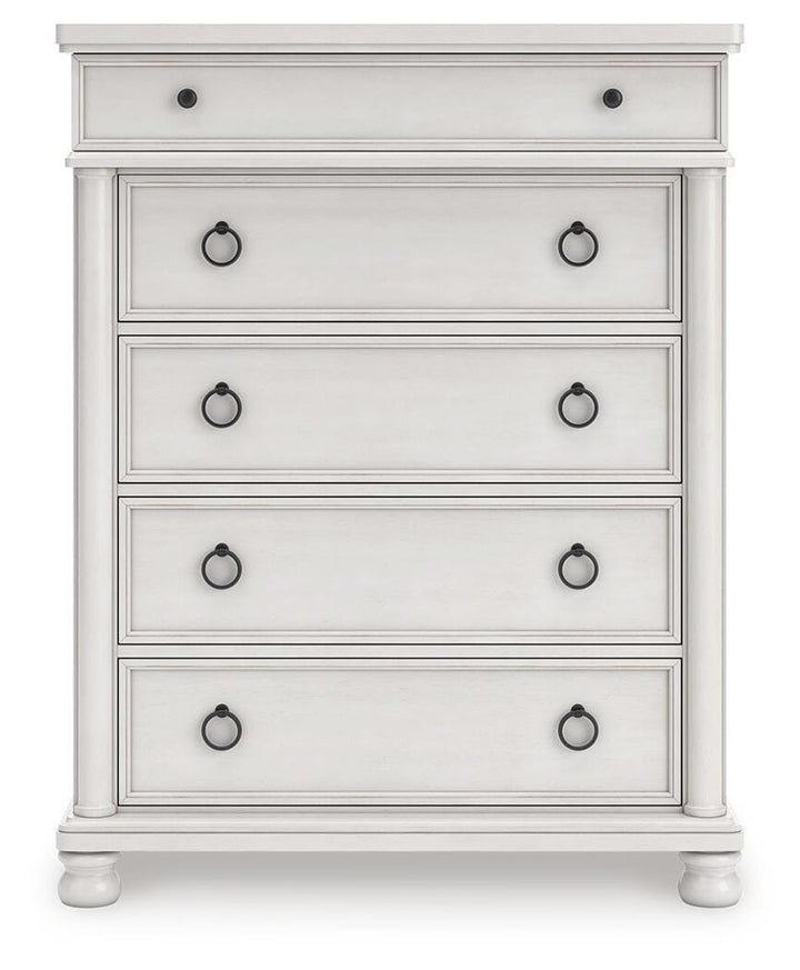Rowlenstown Chest of Drawers - White (3)
