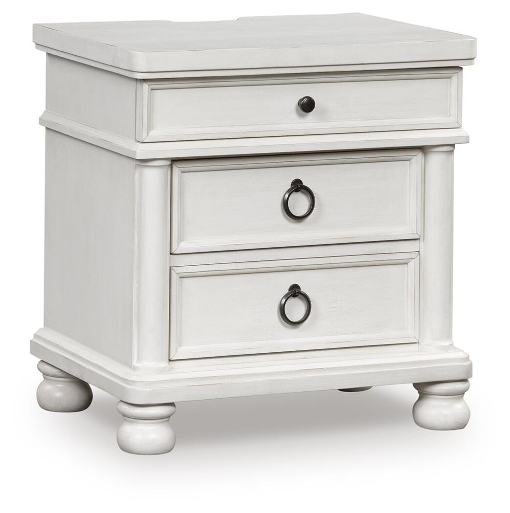 Rowlenstown Nightstand - White (1)