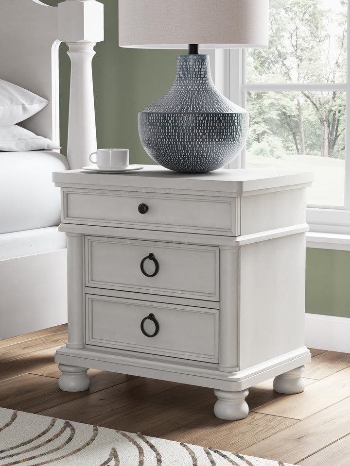 Rowlenstown Nightstand - White (2)