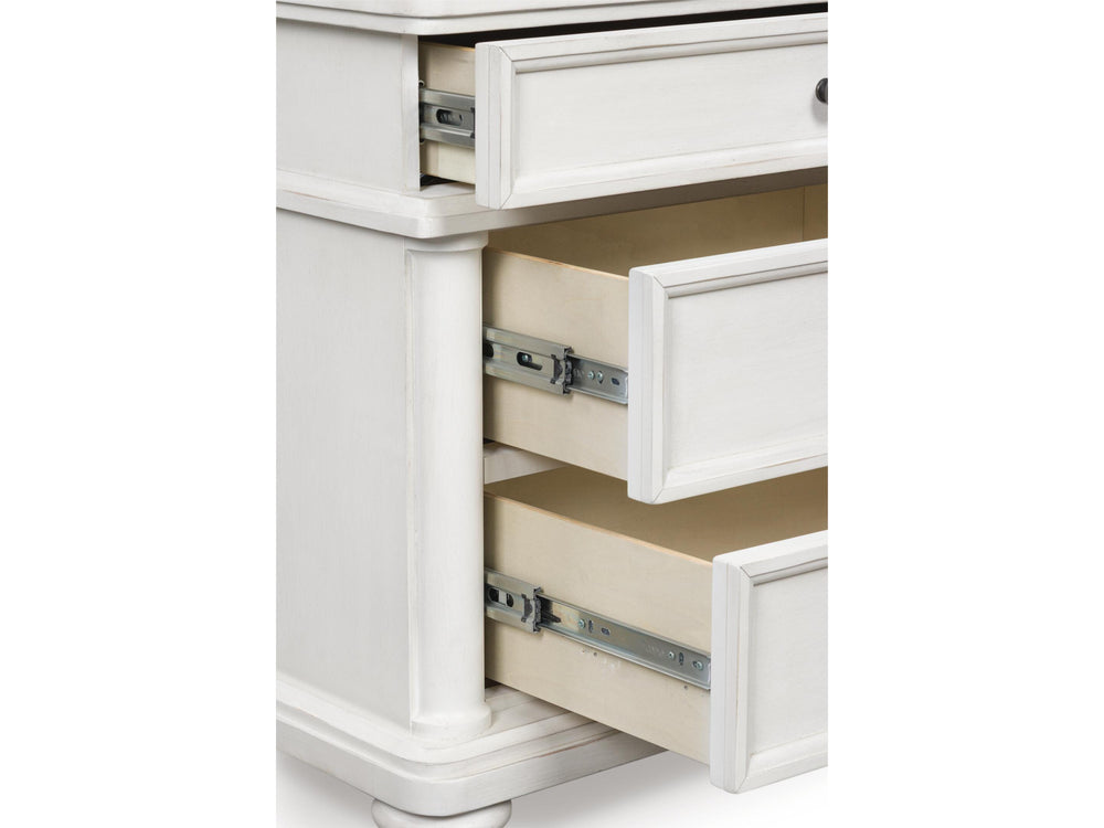Rowlenstown Dresser and Mirror - White (4)