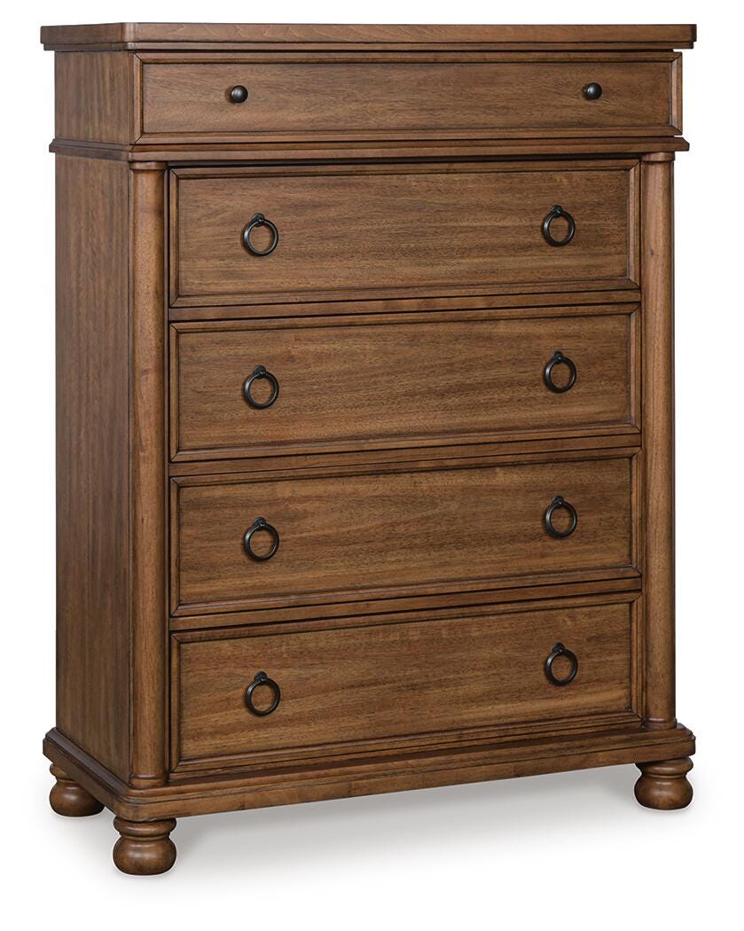 Rowlenstown Chest of Drawers - Light Brown (1)