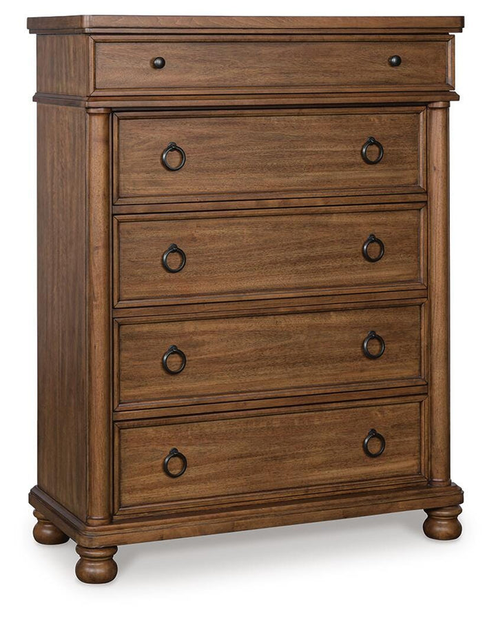 Rowlenstown Chest of Drawers - Light Brown (1)