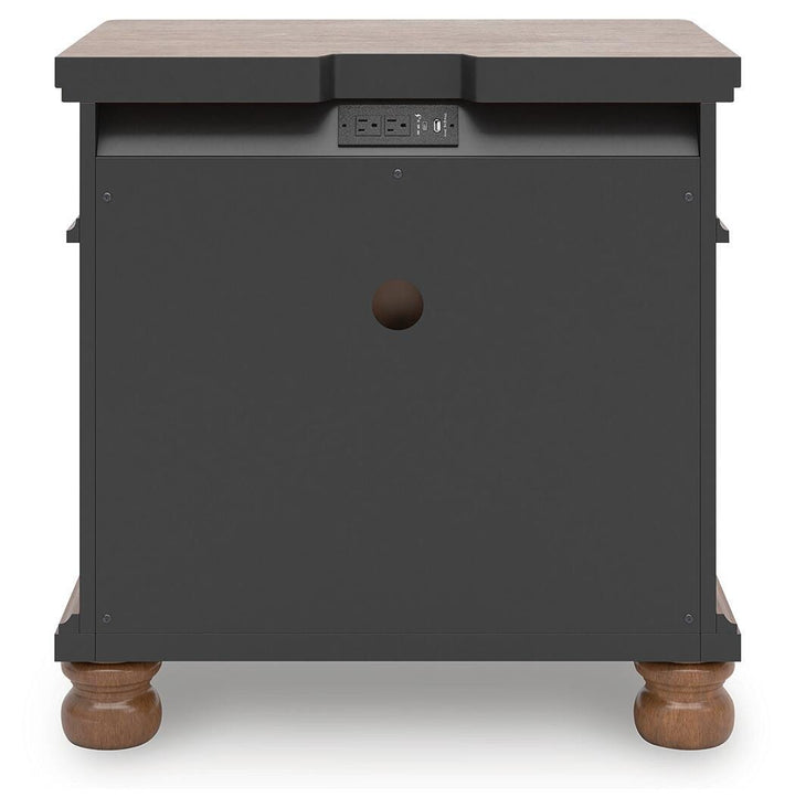 Rowlenstown Nightstand - Light Brown (6)
