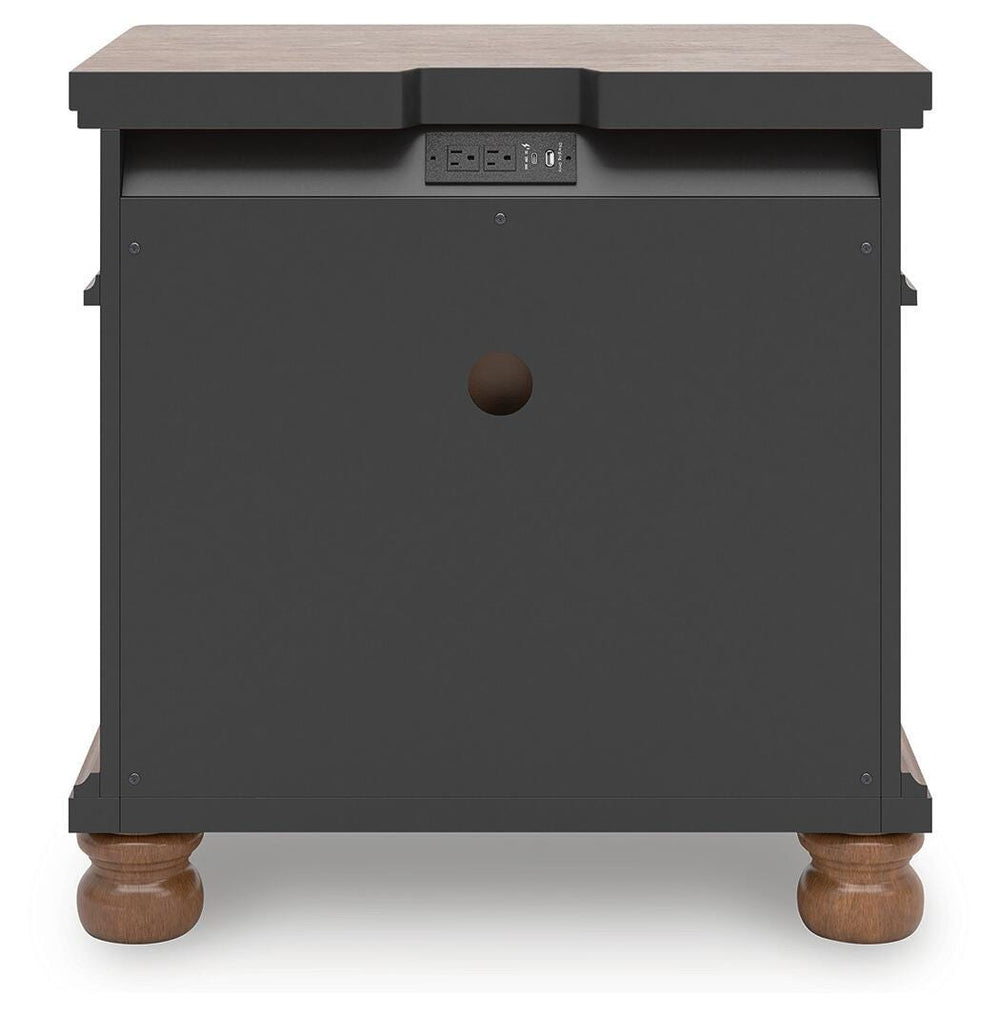 Rowlenstown Nightstand - Light Brown (6)
