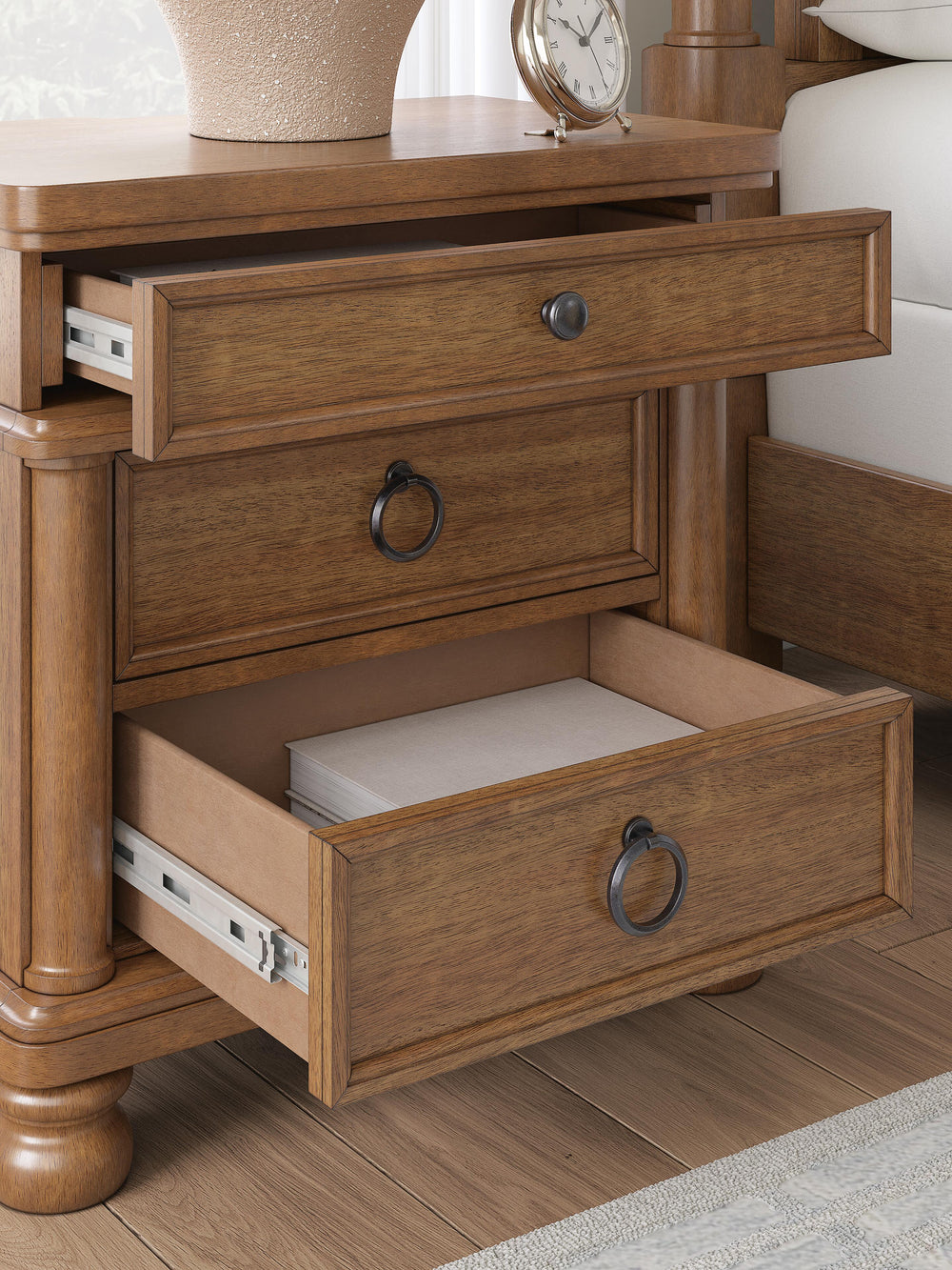 Rowlenstown Nightstand - Light Brown (10)