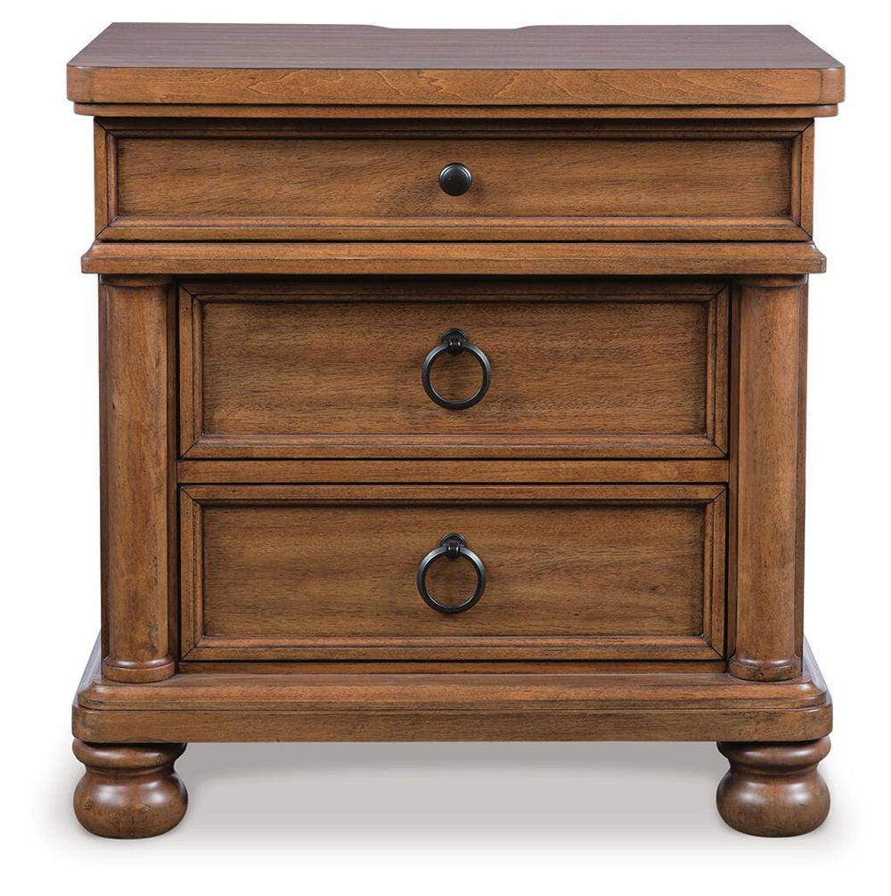 Rowlenstown Nightstand - Light Brown (4)
