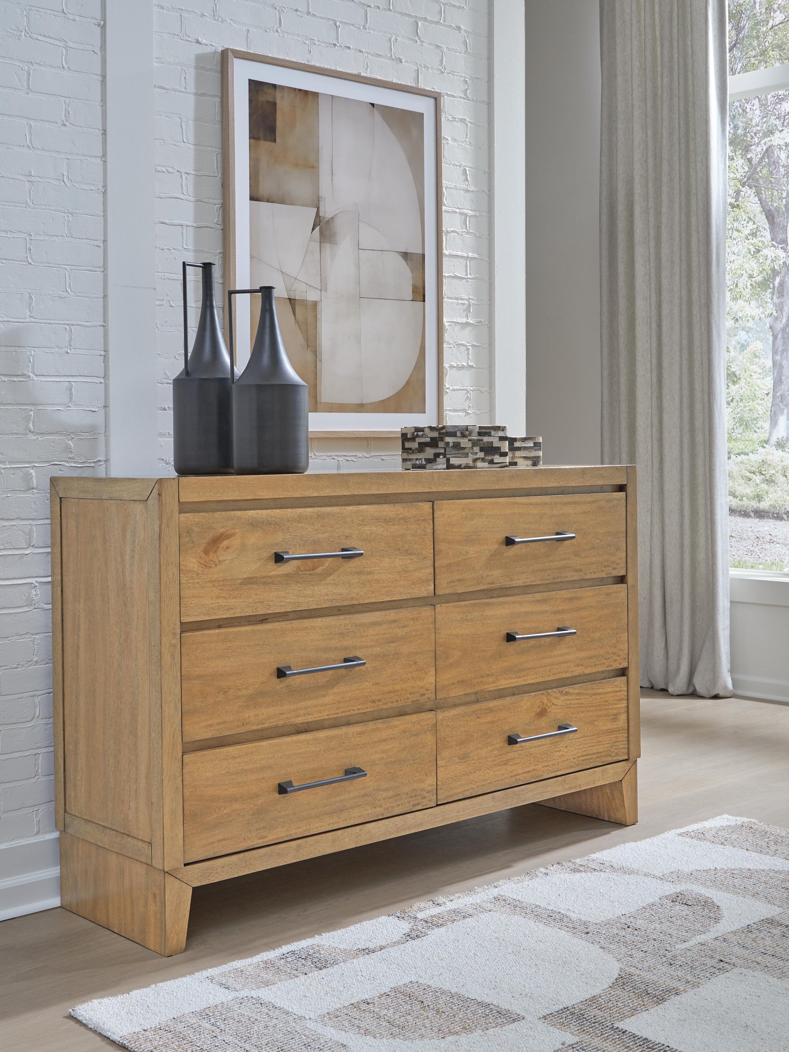 Sherbana Dresser - Light Brown (2)