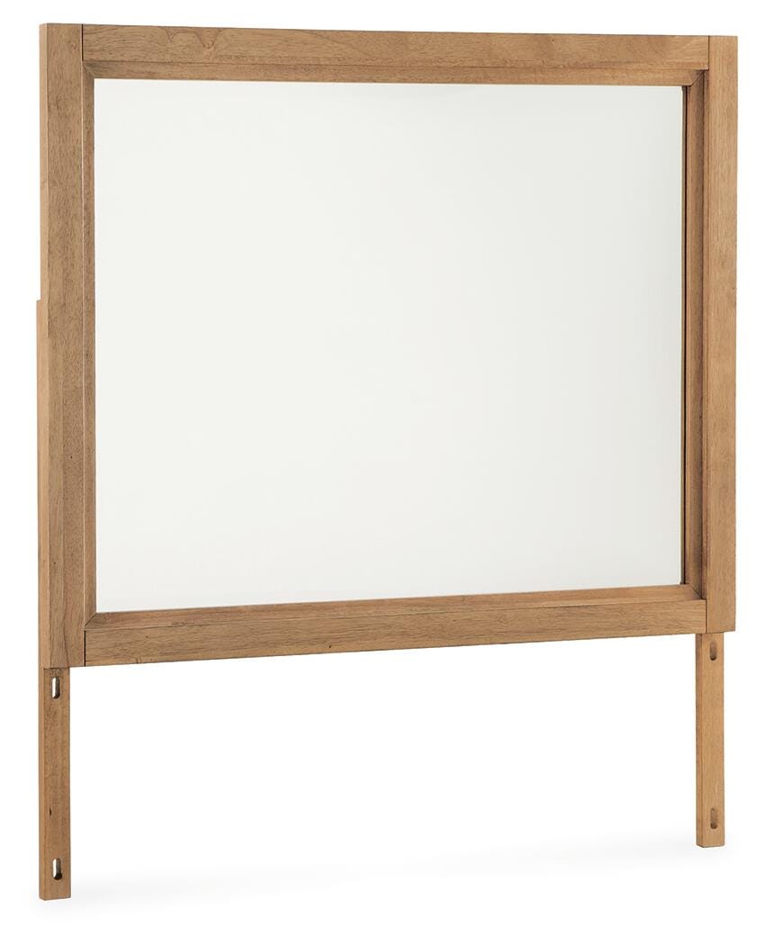 Sherbana Bedroom Mirror - Light Brown (1)
