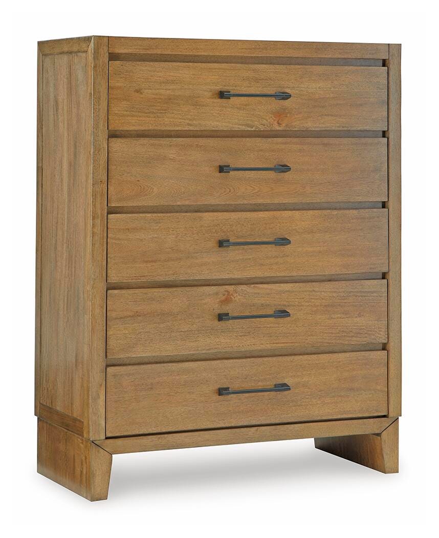 Sherbana Chest of Drawers - Light Brown (1)