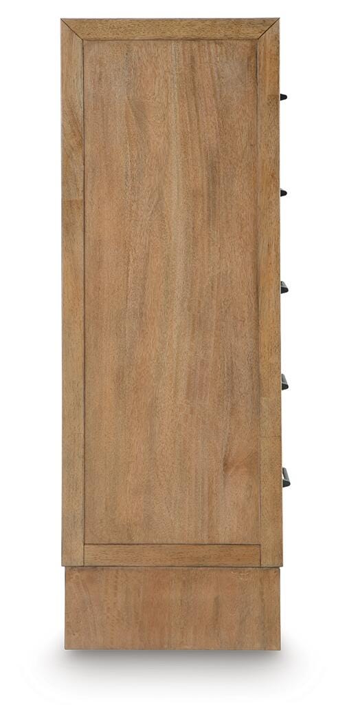 Sherbana Chest of Drawers - Light Brown (5)
