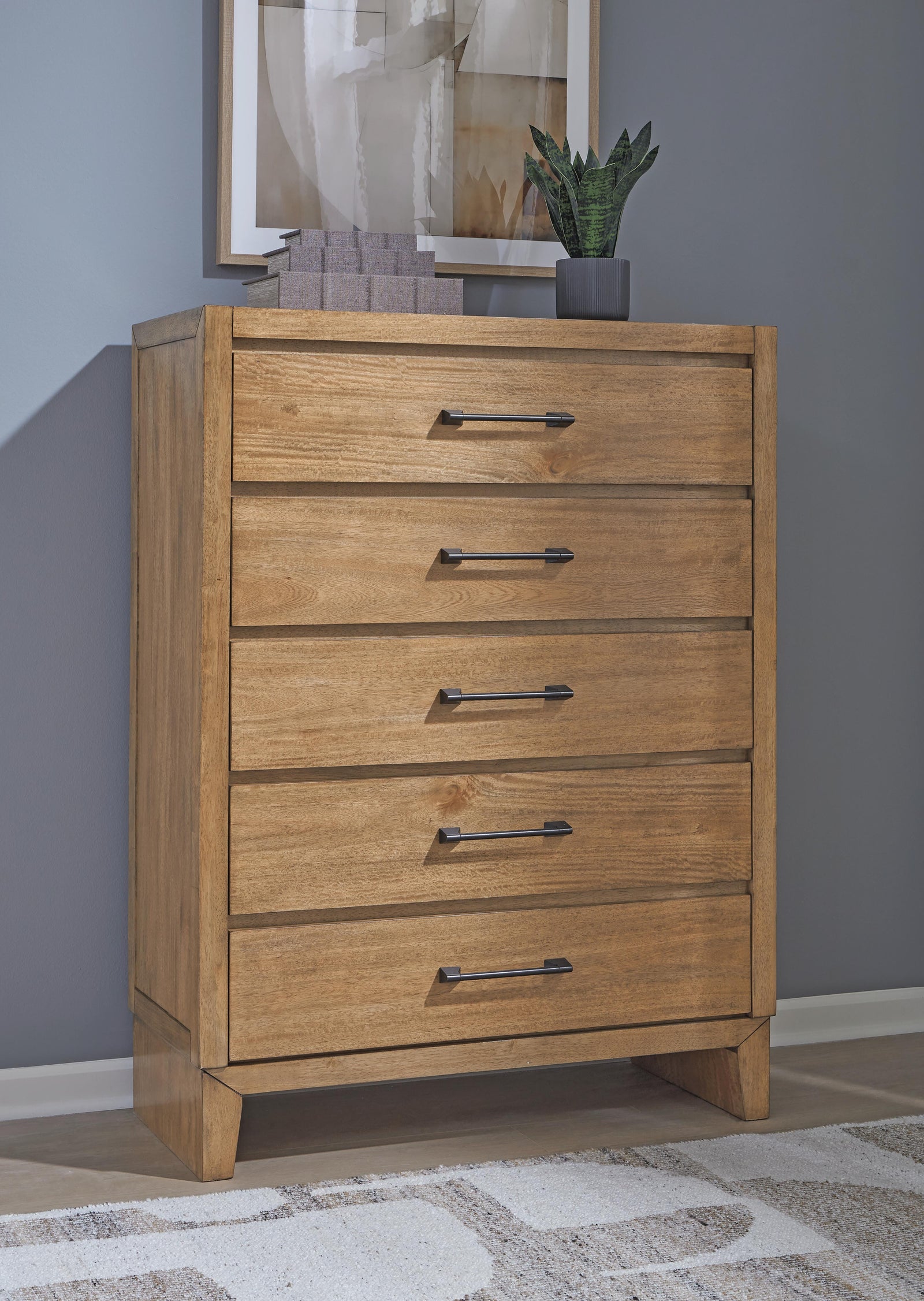 Sherbana Chest of Drawers - Light Brown (2)