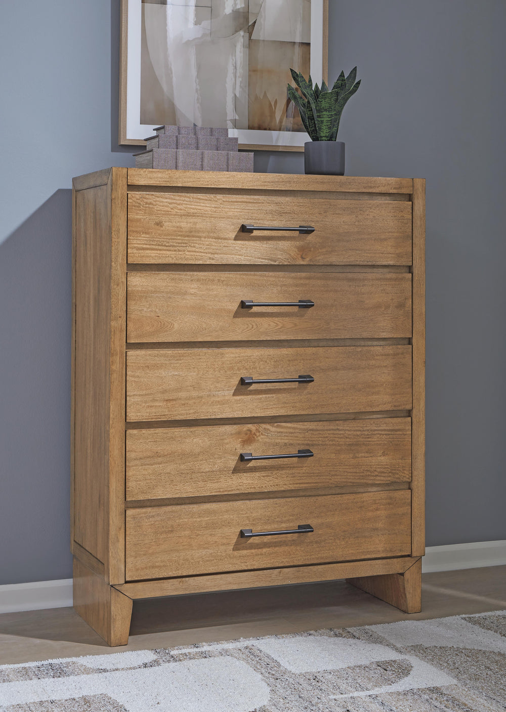 Sherbana Chest of Drawers - Light Brown (2)