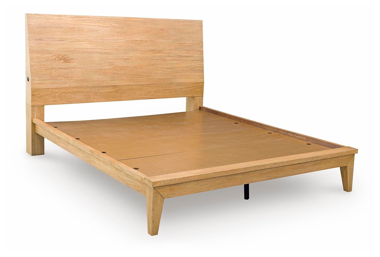Sherbana California King Panel Bed - Light Brown (1)