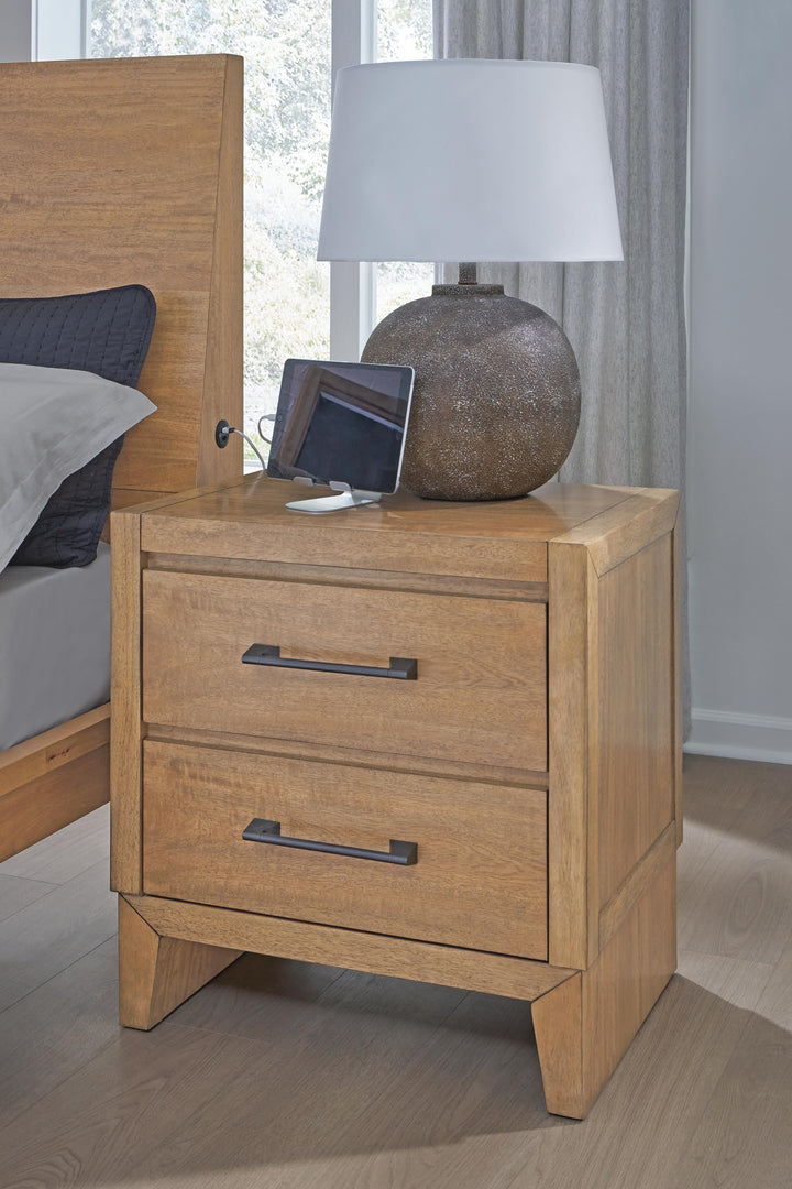 Sherbana Nightstand - Light Brown (2)