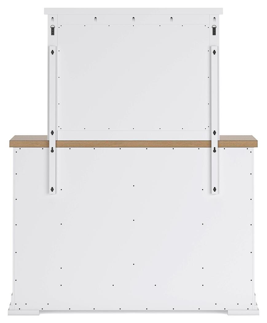 Ashbryn Dresser and Mirror - White (5)