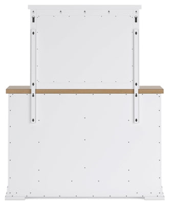 Ashbryn Dresser and Mirror - White