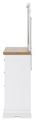 Ashbryn Dresser and Mirror - White