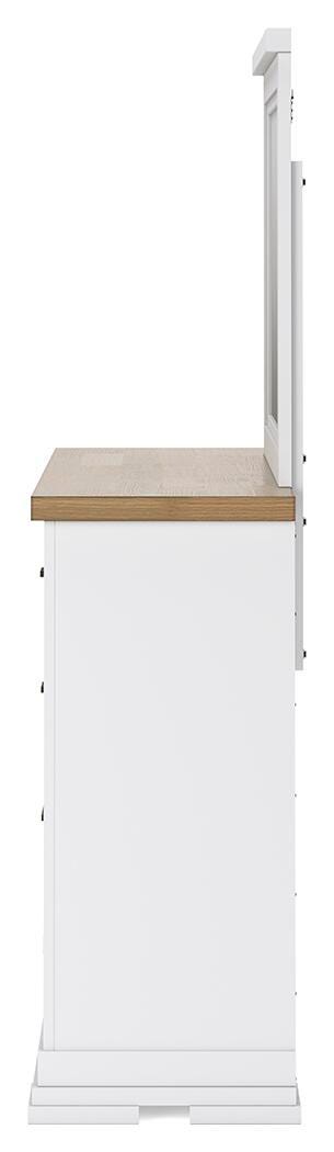 Ashbryn Dresser and Mirror - White (7)